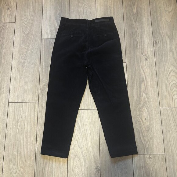 Zara Navy Corduroy Pants - Picture 2 of 2